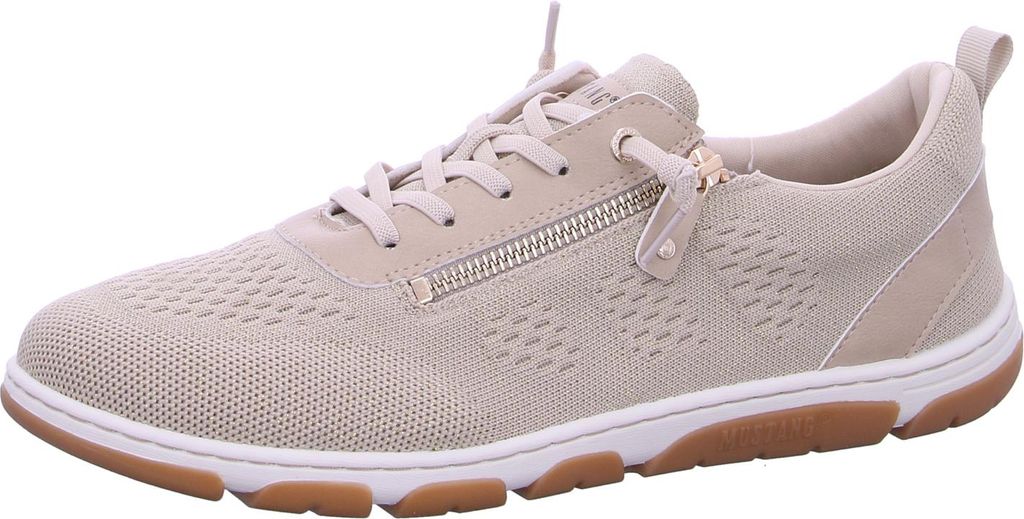 Mustang Damen Sneaker Mesh unifarben Reißverschluss Produktbild 