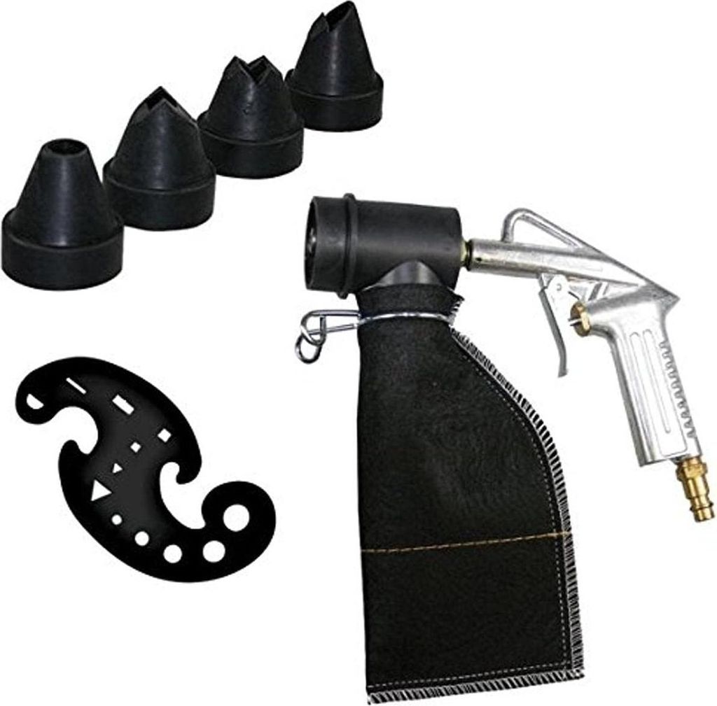 SW-Stahl 25065L Druckluft Sandstrahlpistole, 6-teilig