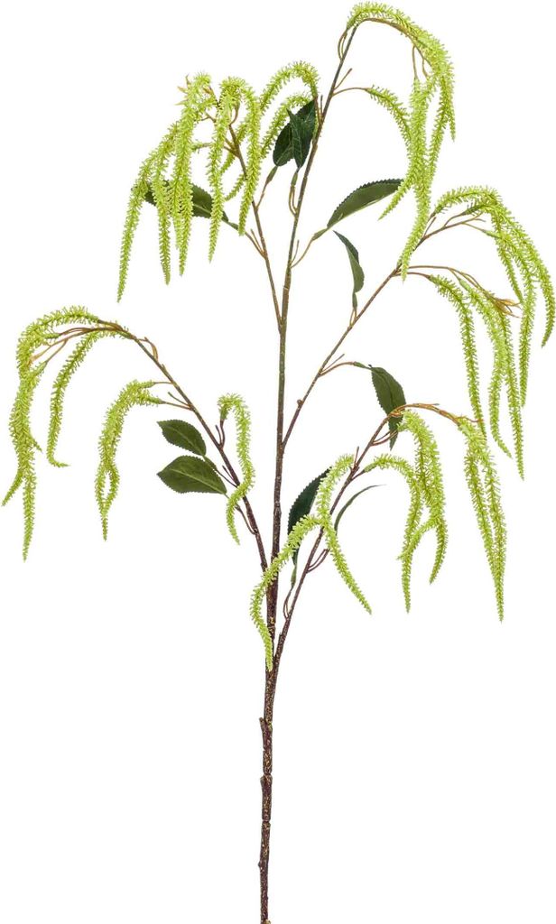 artplants.de Kunstzweig Amaranthus Zweig Maule, grün, 100cm - Textil Amaranth