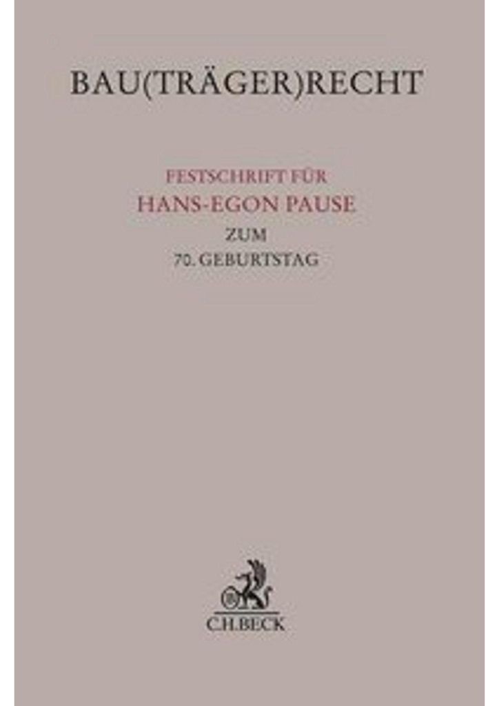Bau(träger)recht