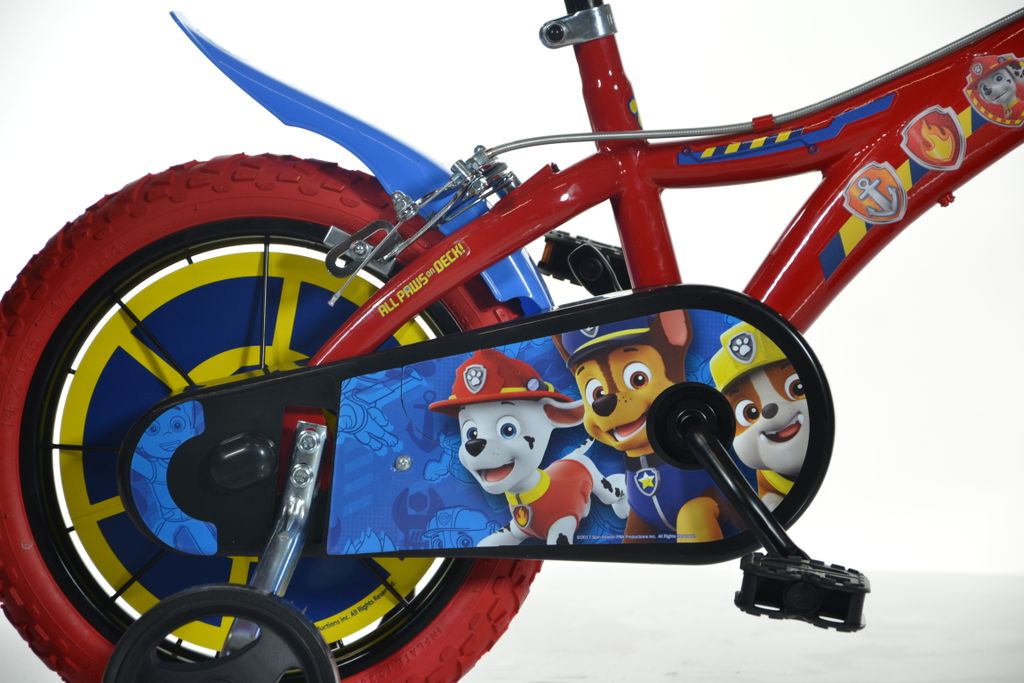 Paw Patrol 14 Zoll 24 cm Jungen Felgenbremse Rot Produktbild 3