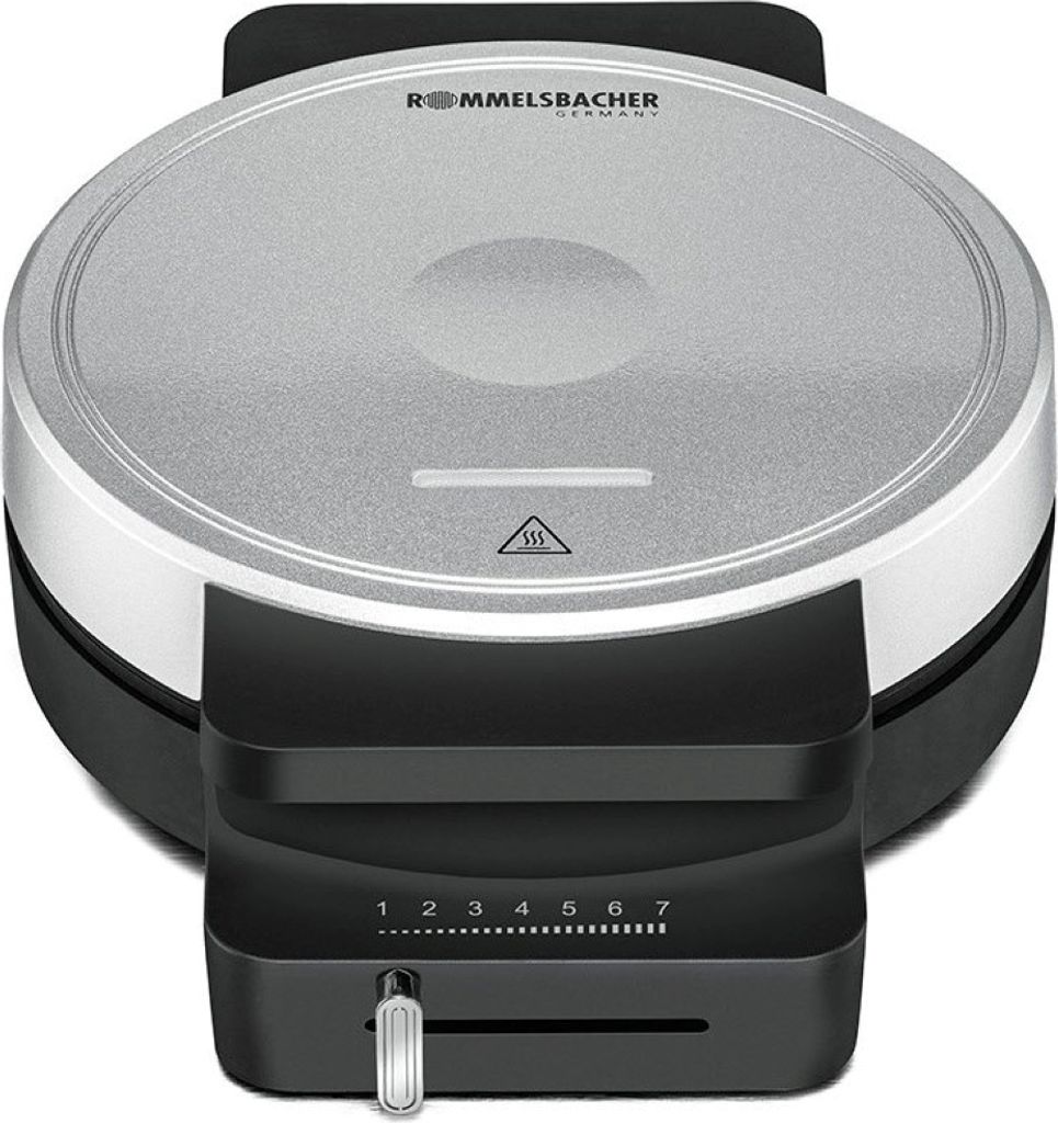 Waffelautomat WA 850 (schwarz/silber, 850 Watt) Produktbild 