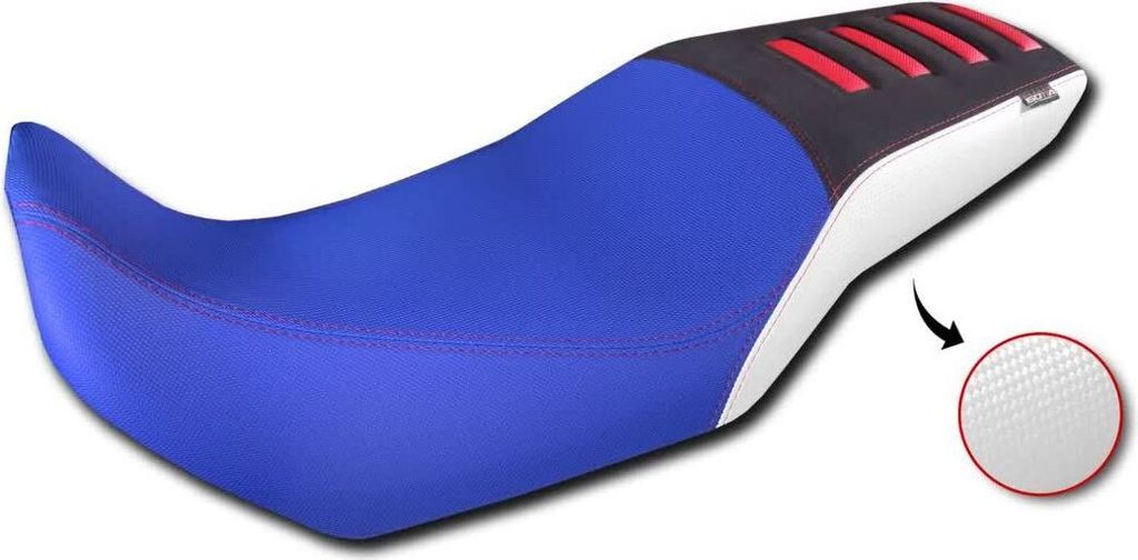 Isotta Sitzbezug Blau Weiß Schwarz Rot