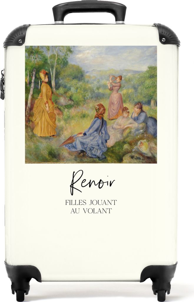 NoBoringSuitcases.com Koffer Handgepäck Trolley Rollkoffer Kleine Reisekoffer mit 4 Rollen - Kunst - Renoir - Landschaft - Alte Meister - Frauen...