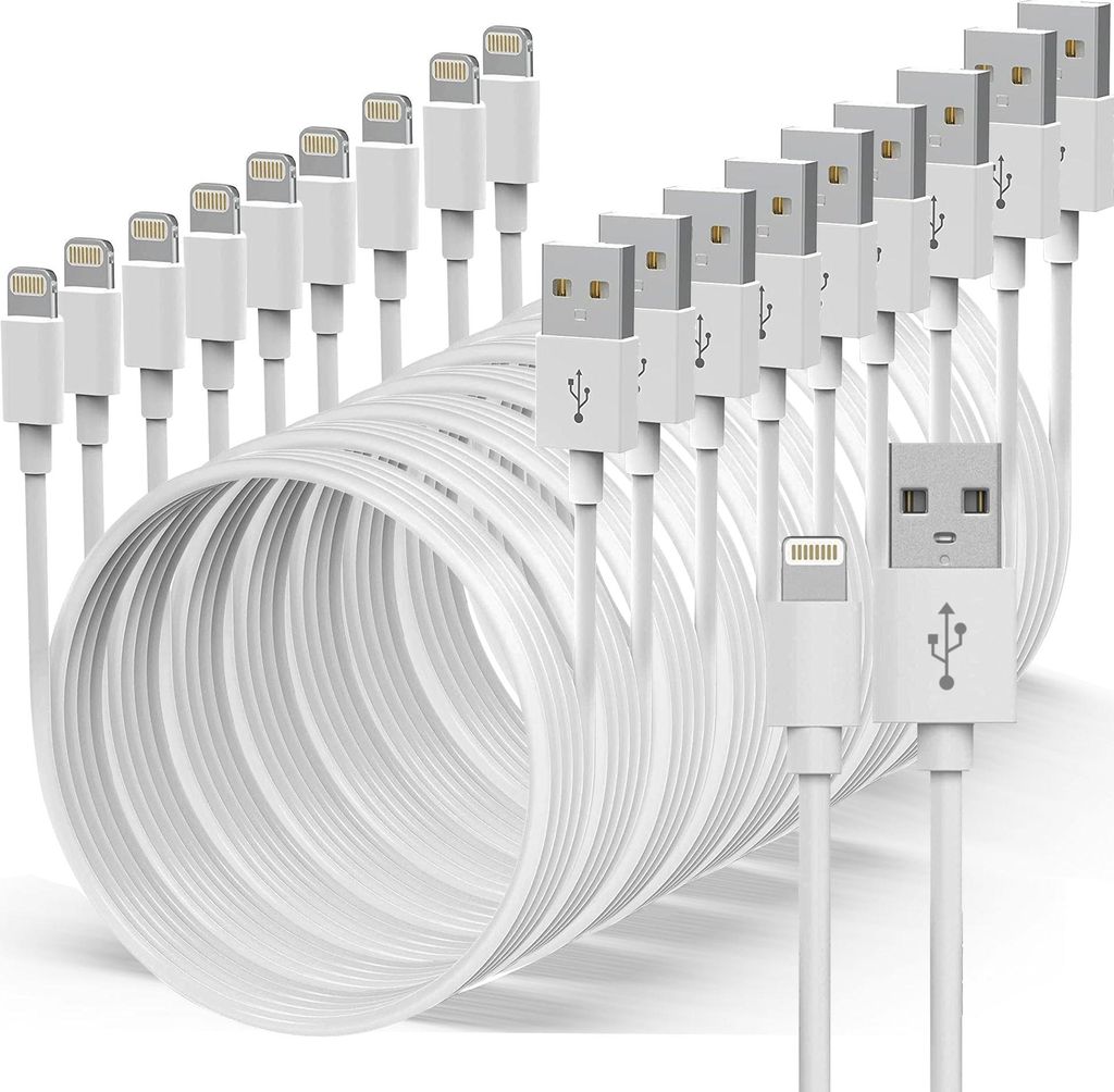 Ladekabel für iPhone Lightning 1M/2M – USB-A oder USB-C bis Produktbild 