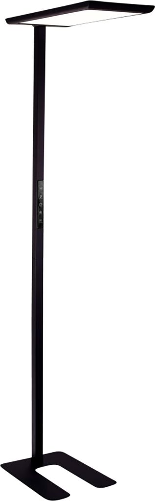 LUXULA LED-Büro-Stehleuchte, Up/Down, 100W, 4000K, EEK: F, 7000lm, IP20, dimmbar, schwarz
