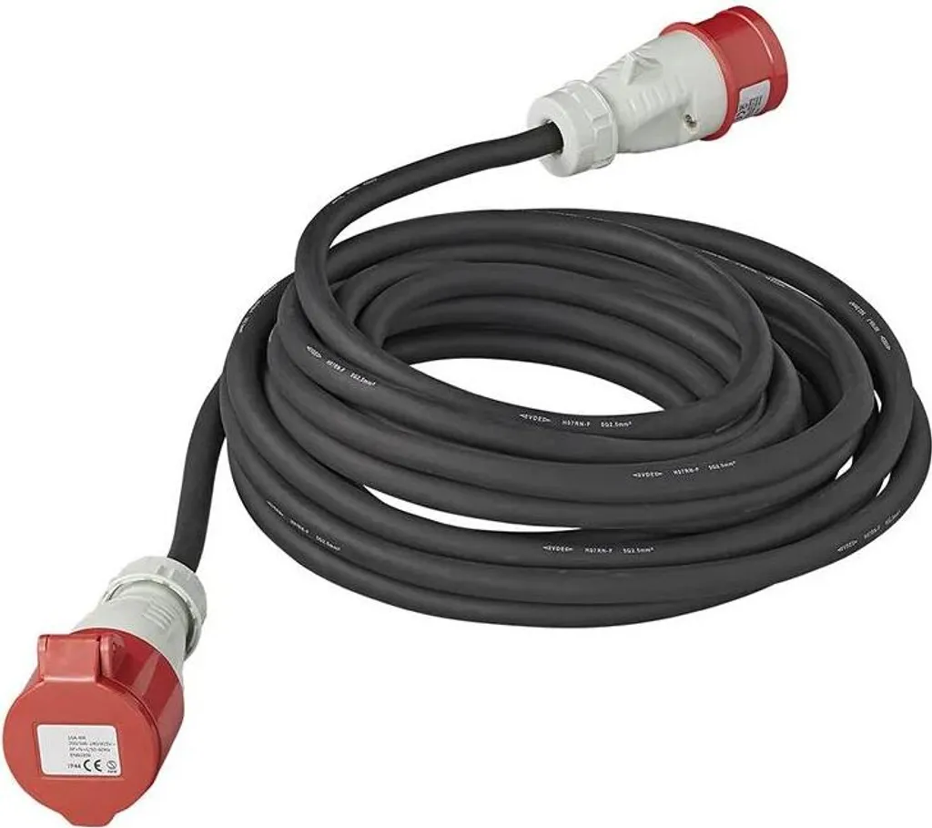 Prolunga Industriale CEE 10M H07RN-F 5G1,5 - Connettori 16A 5 Poli