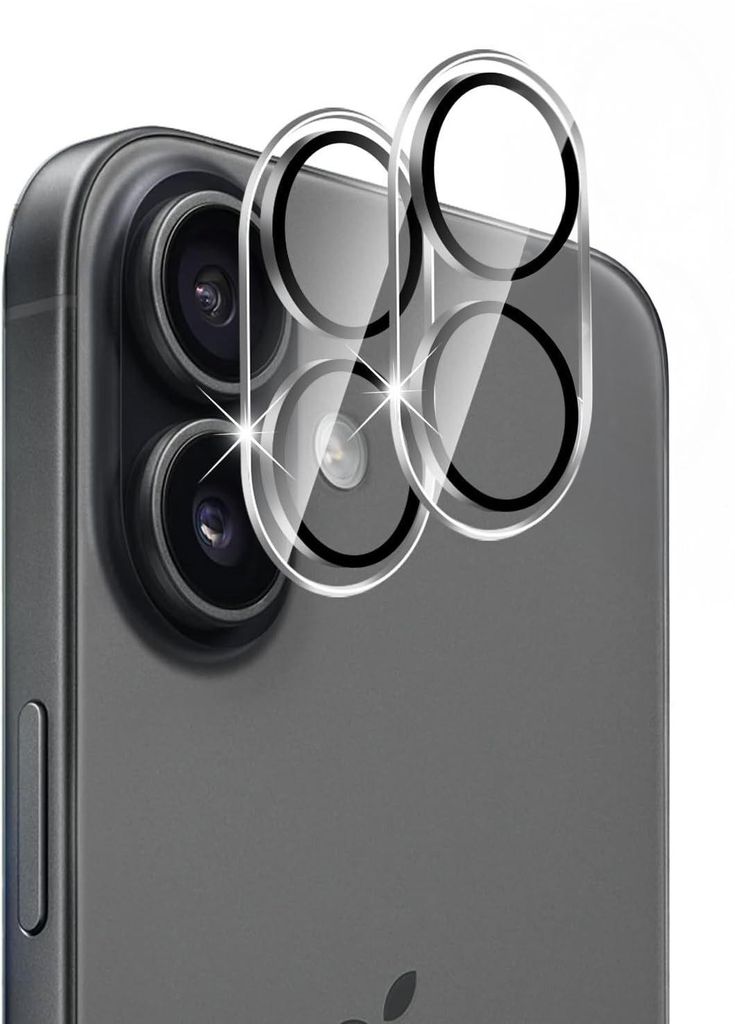 CLM-Tech 2X Kameraschutz kompatibel mit iPhone 17 Kameraglas Panzerfolie Panzerglas Crystal Clear Kameraschutzfolie 9H Glas Schutz Glas Linse Schut...