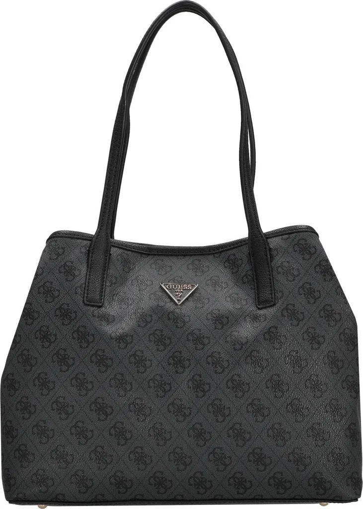 Guess Victtoria Shopper 33 cm : Sac avec Finition Matelassée et Logo Doré