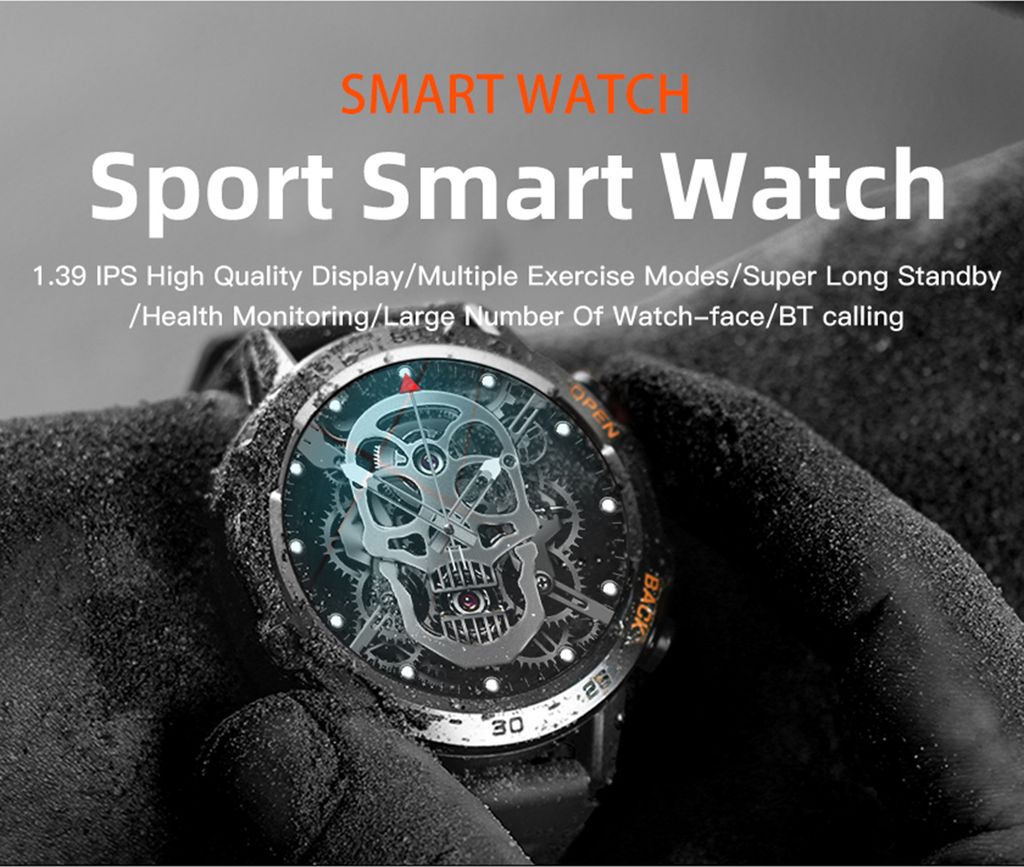 K52 Smartwatch, Sportuhr, 1,39 Zoll IPS-Touchscreen, Produktbild 5