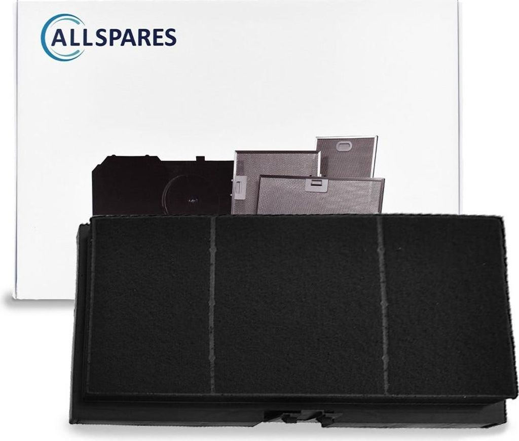 AllSpares Aktivkohlefilter geeignet für Bosch Siemens Neff Produktbild 