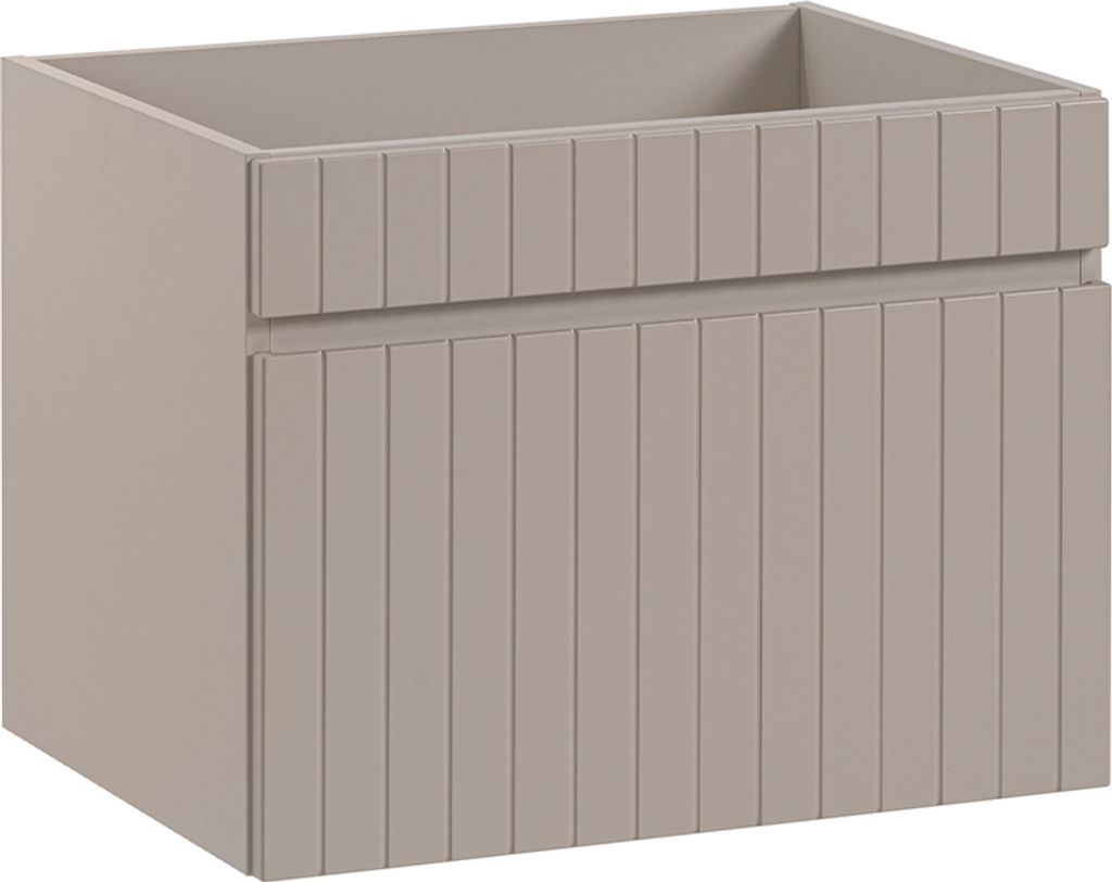 Waschtischunterschrank 60cm Zelie mit 1 Schublade, Kaschmir