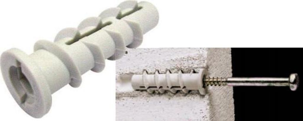 GB Dübel für Zellbeton M6 B.50mm D.T 10mm Packung mit 25 - A170410