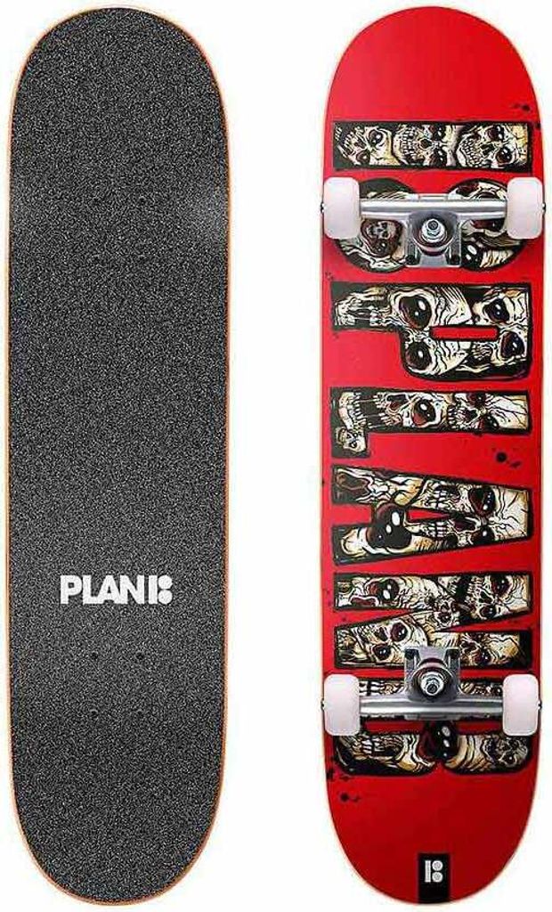 Plan B Og Skulls 8.0 ́ ́x31.85 ́ ́ Skateboard Rot Rot One Size