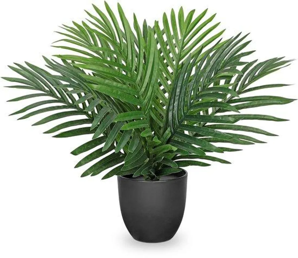 Plante artificielle palmier 45 cm - Déco tropicale salon et salle de bain
