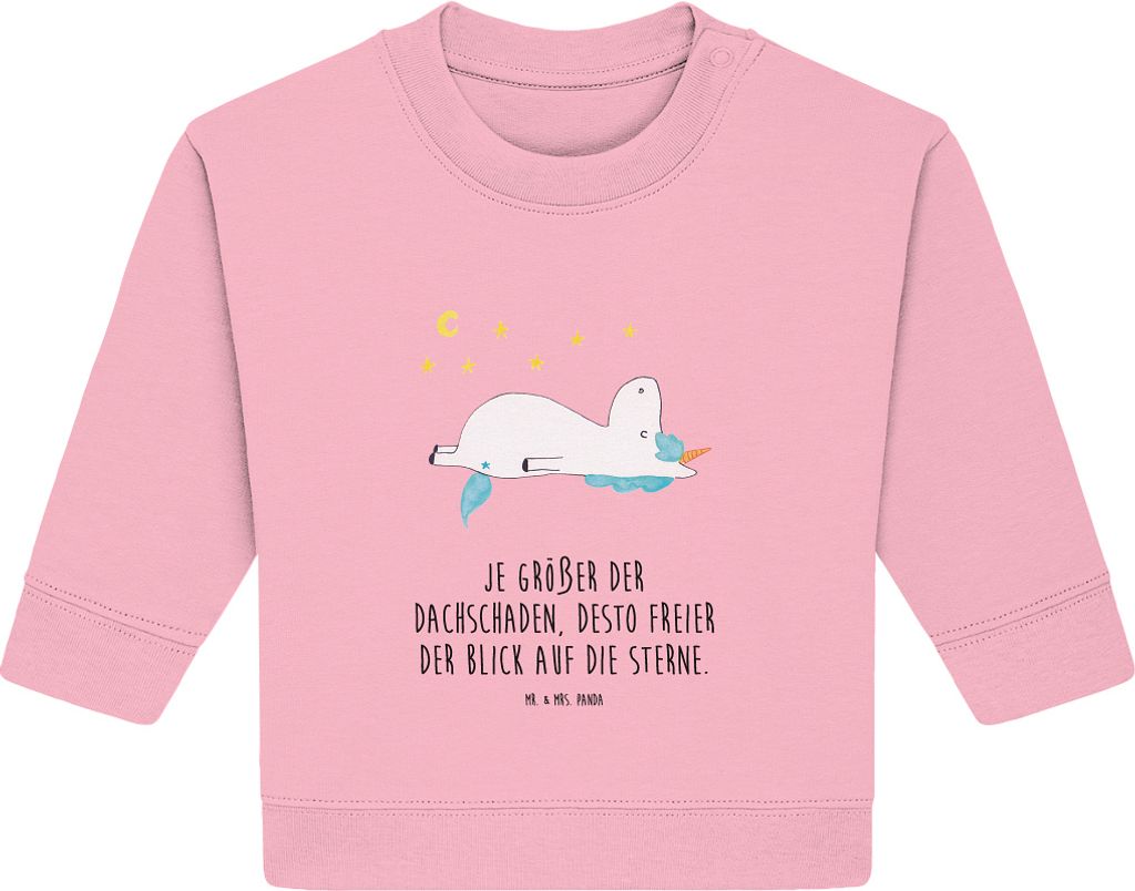 Mr. & Mrs. Panda Organic Baby Pullover Einhorn Produktbild 