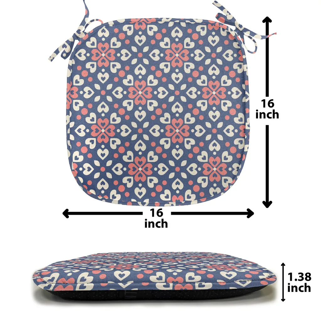 Coussin de chaise déperlant et antitache pour salle à manger x6