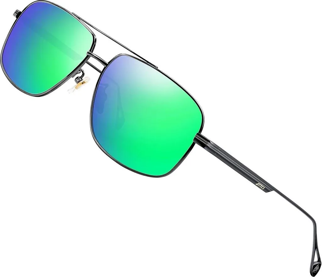 Occhiali da sole ATTCL Uomo Vintage Polarised Aviators UV400