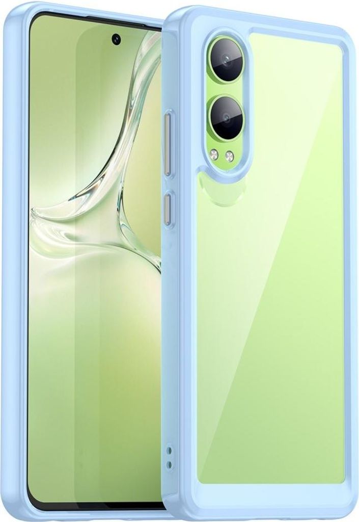 OnePlus Nord CE4 Lite 5G Hülle - Coverup Transparent ShockProof TPU Back Cover - Hellblau