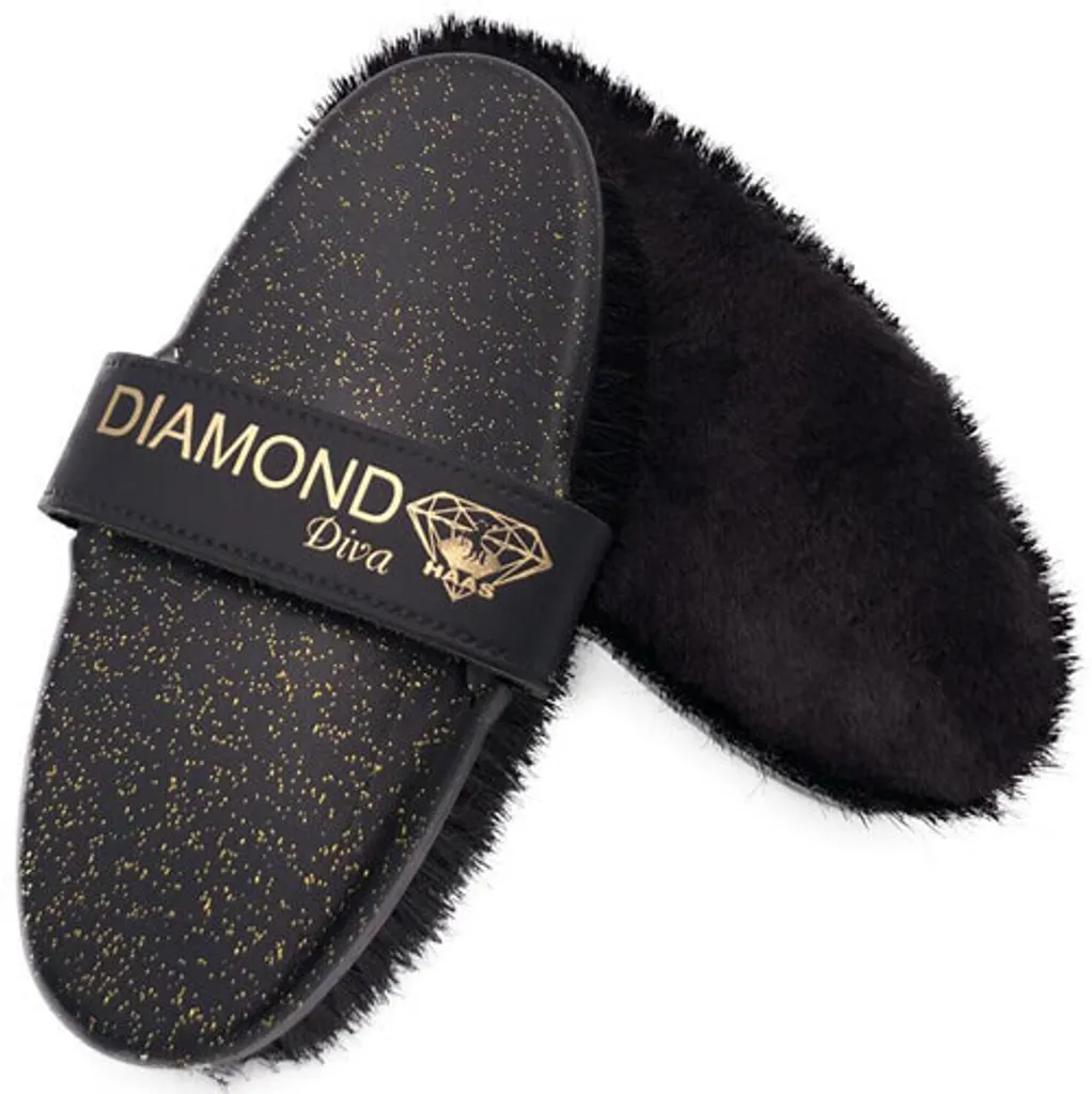 Brosse à reluire cheval Diva Diamond Haas pour éclat concours hippique