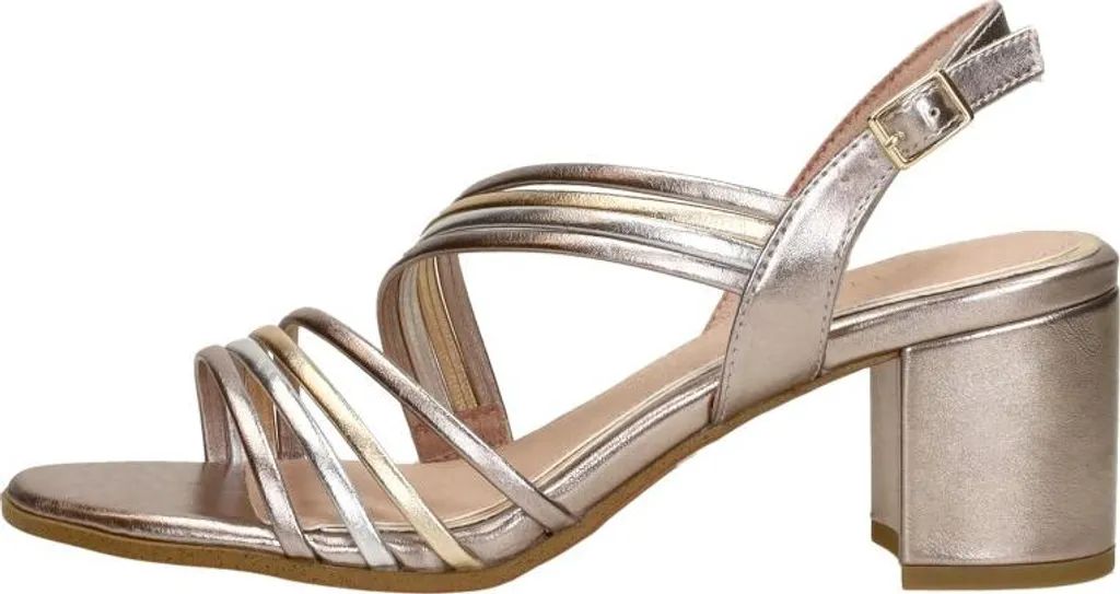 Sandales à talon Marco Tozzi couleur bronze pointure 40 pour femmes