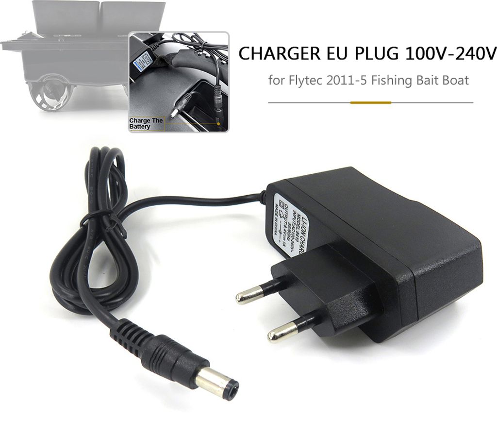 Nabíjačka s EU zástrčkou 100 V – 240 V pre Flytec 2011-5, Obrázok produktu 