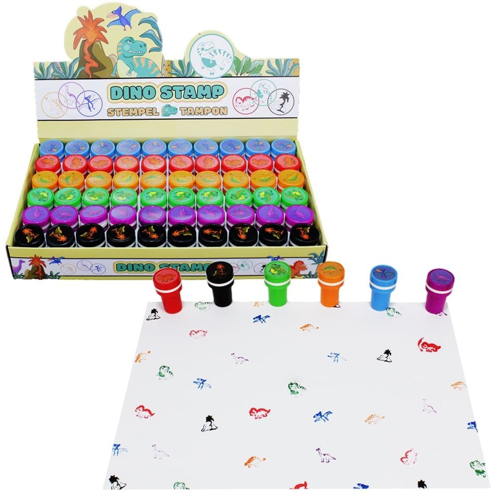 Stempel Dinosaurier für Kindergeburtstag Mitgebsel