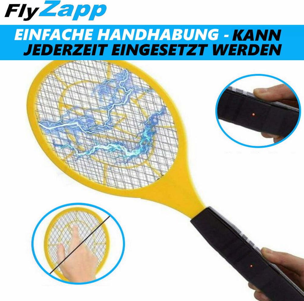 FlyZap elektrická plácačka na mouchy past na komáry Obrázek produktu 5