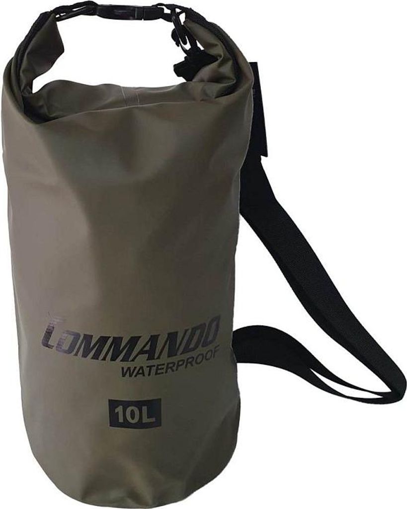 Vak voděodolný DRY BAG 10L Heavy Duty ZELENÝ