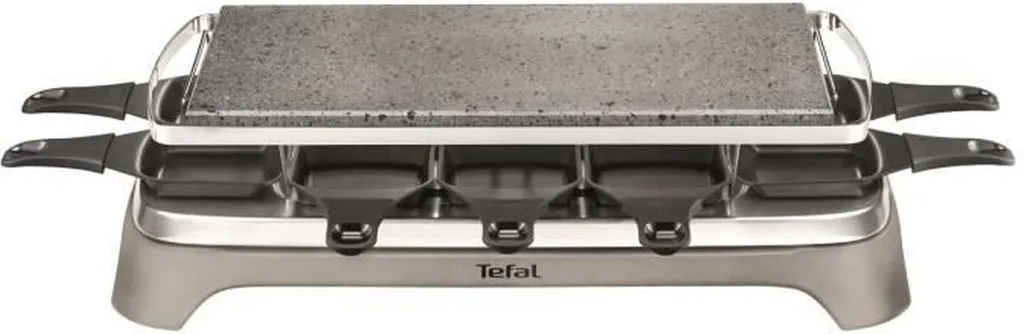 Raclette TEFAL PR457B - Fini l'Attente avec 1350W et 10 Poêlons Inclus