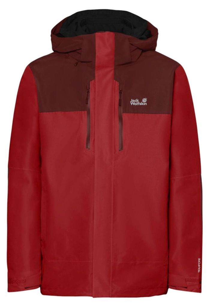 Jack Wolfskin herenjas Jasper Pro 3-in-1, kleur: siren red, Productafbeelding 