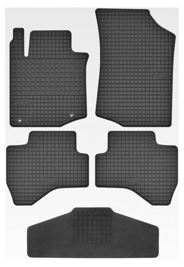 Fußmatten vorne 2er Set für Peugeot 107 2005-2014 aus Gummi