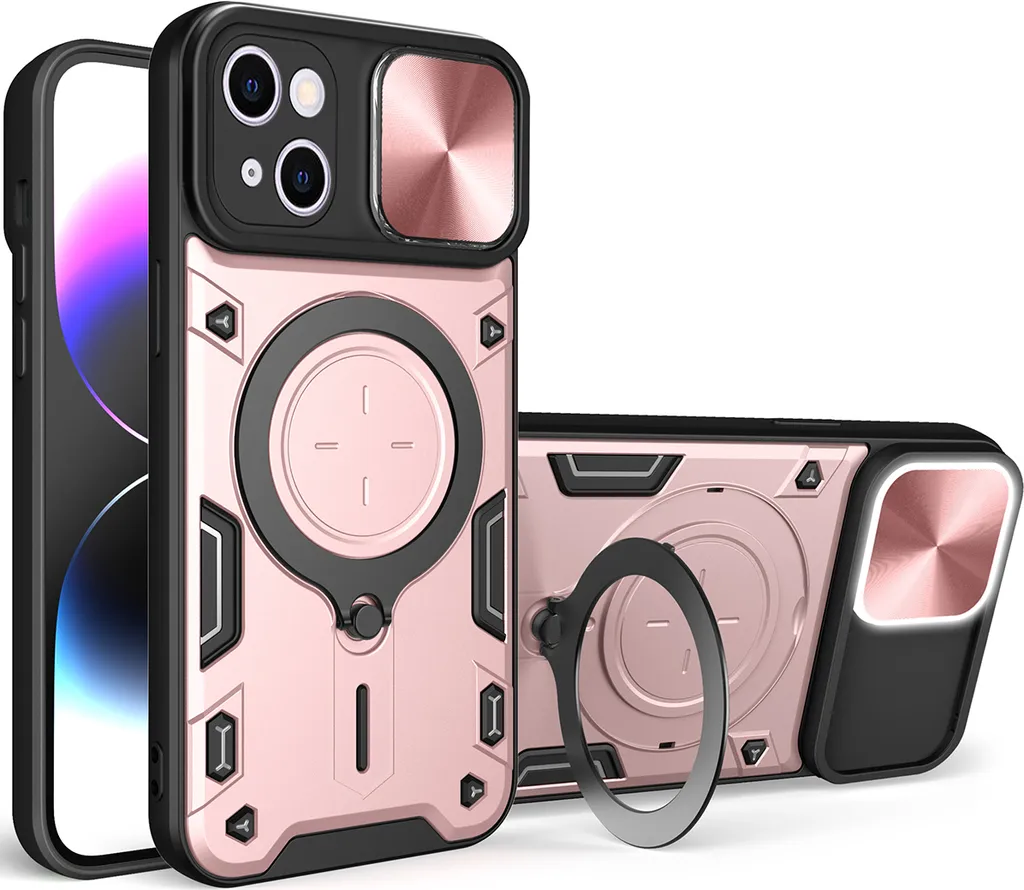 Custodia iPhone 14 Elegante Oro Rosa: Antiurto e Funzionale