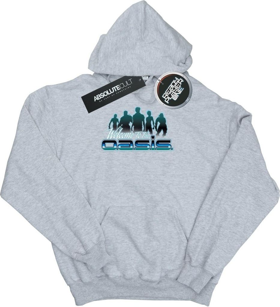 Ready Player One - "Welcome To The Oasis" Kapuzenpullover für Herren BI17049 (L) (Grau)