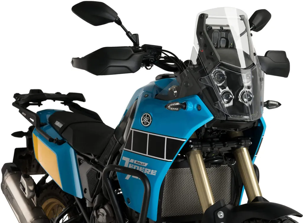 Bulle sport PUIG transparente en acrylique 240x250 pour Yamaha
