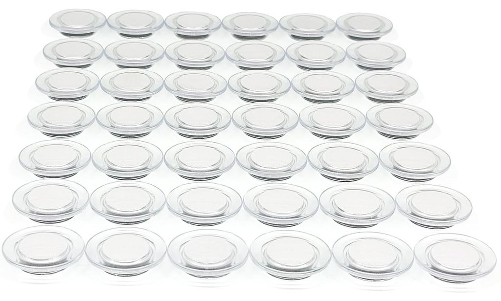 Magnete für Magnettafeln, 42 Stück, stark, farbenfroh, rund, transparent, kleine Kühlschrankmagnete, für Kühlschrank, Magnetwand, Pinnwand, Wh...