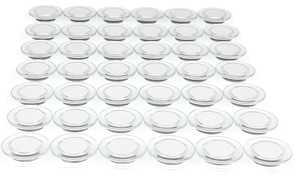 Petits aimants puissants pour tableau blanc - 42 pièces transparentes