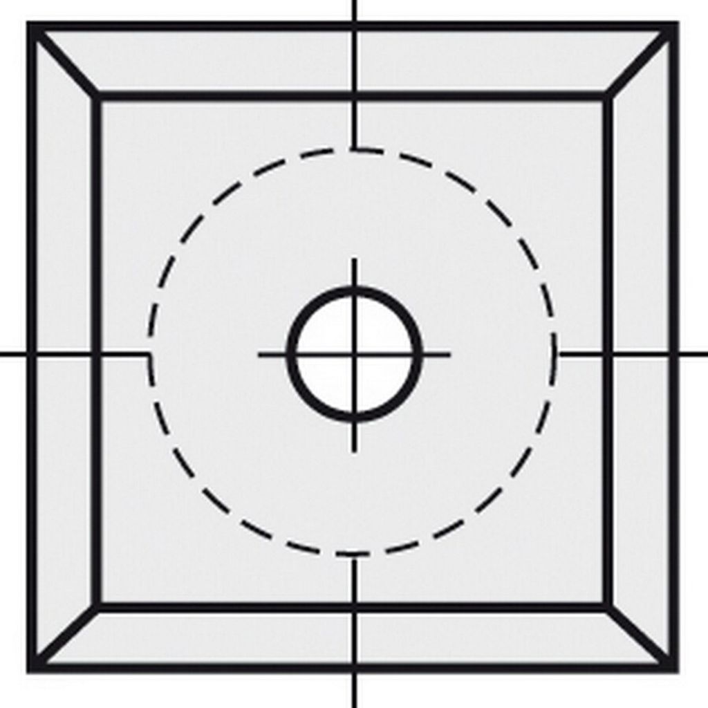 BRÜCK HW-VS 14 x 14 x 1,2 mm HC35 mit 4 Schneidkanten | 23014014