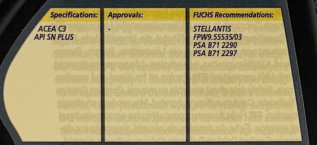 3 L Fuchs Gt1 Pro FPW 03 | 5W-30 | Stellantis | FPW9.55535/03 | PSA B71 2290 | mit Trichter