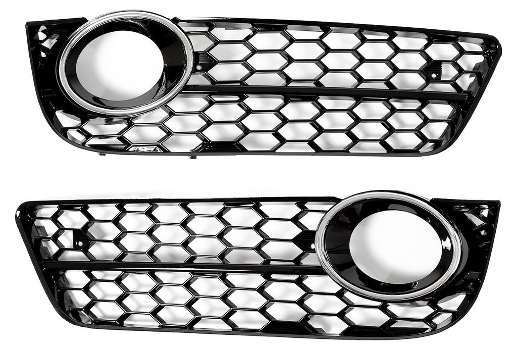 Für Audi A5 8T ab 2007-2011 Stoßstange Gitter Waben Set Links + Rechts in der Farbe von Goingfast