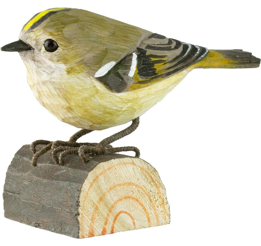 WildlifeGarden DecoBird Kurczak ręcznie rzeźbiony drewno Zdjęcie produktu 