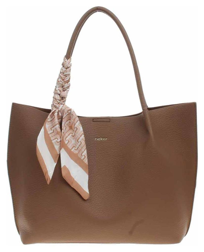 Rieker Damen Shopper mit Umhängetasche Set Flechttuch Produktbild 