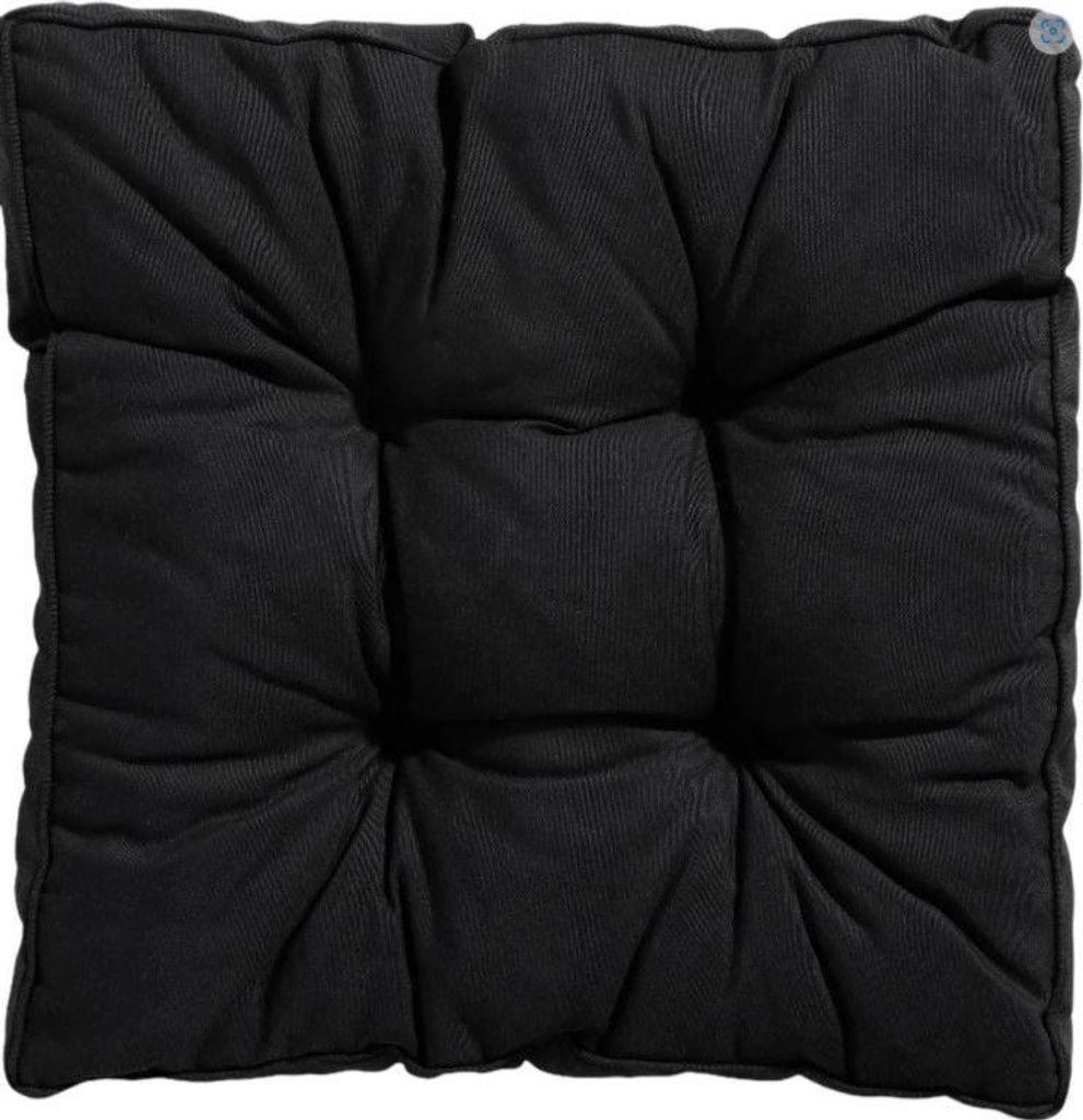 2 Stück! Florance Kissen 47x47 Panama schwarz Madison