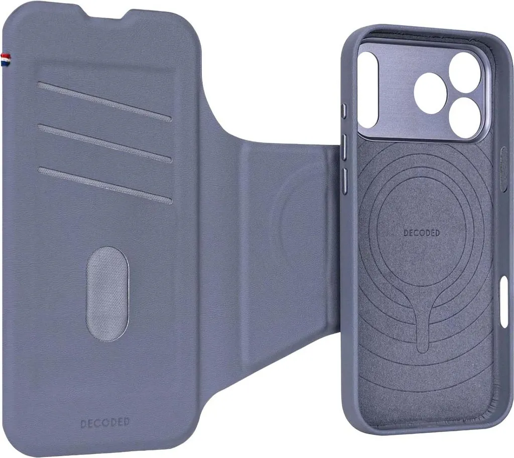 Étui iPhone 17 Pro Decoded en silicone bleu avec technologie MagSafe - 3