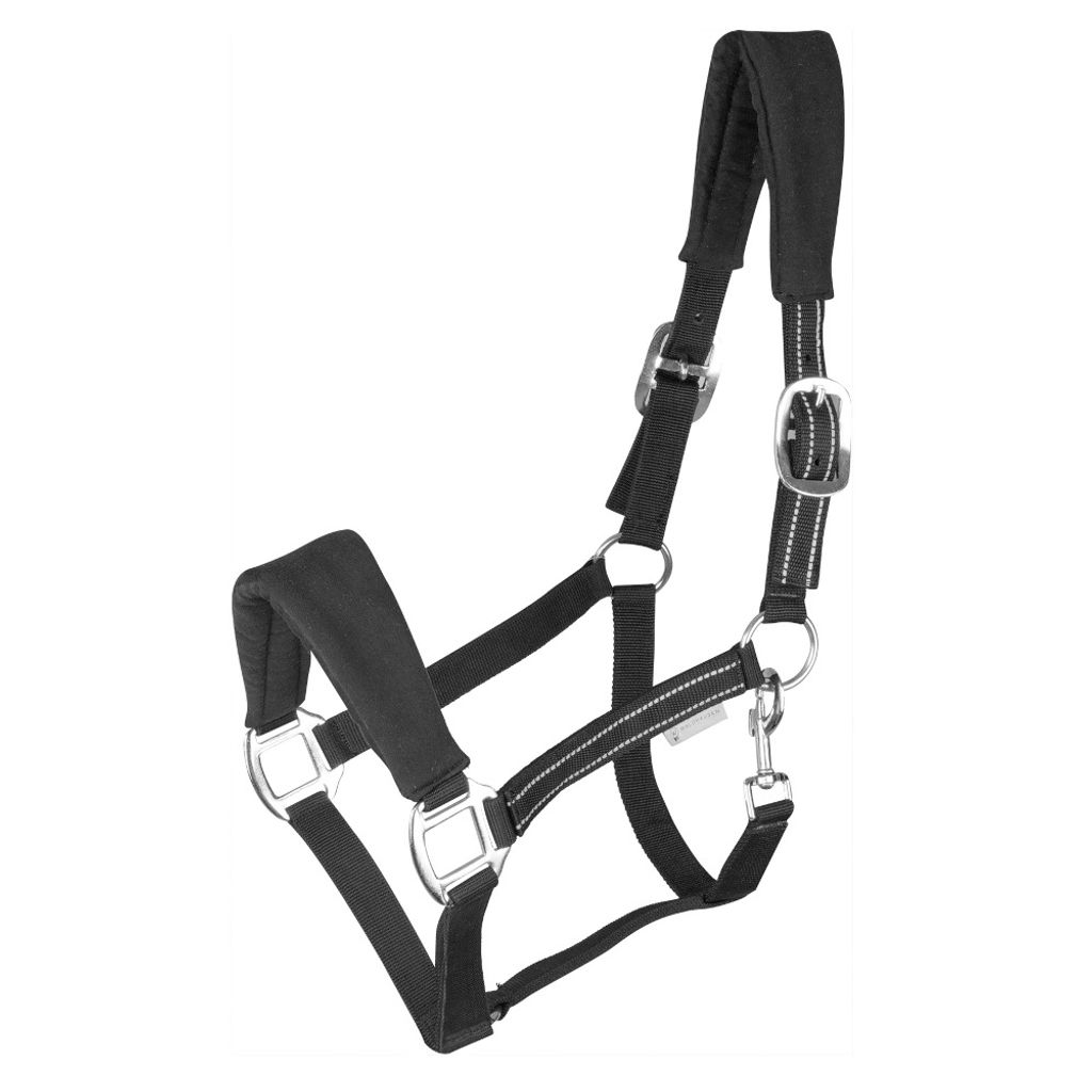 Waldhausen Halfter Alcantara Schwarz Pony