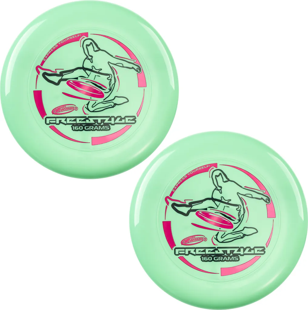 Wham-O Frisbee Freestyle 160g Disque Volant Performance - Pack de 2
