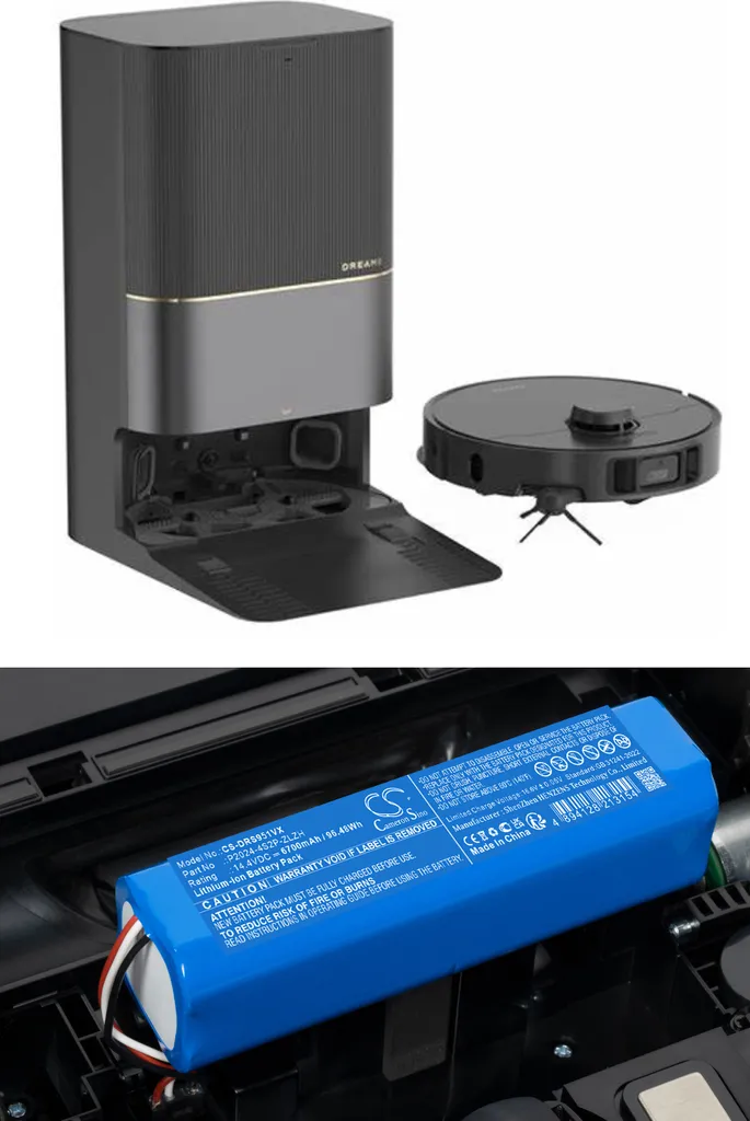 Risparmia sulla Batteria Dreame S30 Pro Ultra X30s S40 TECHTEK 5.2Ah