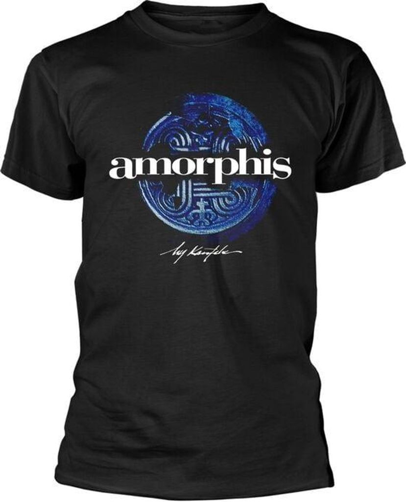Amorphis T-Shirt Herren My kantele schwarz Band-Merch, Bands 100% Baumwolle XXL
