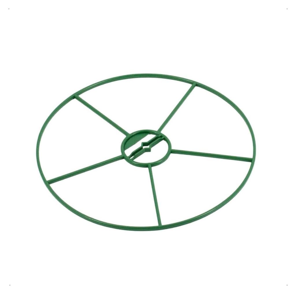 Staudenhalter 3er-Set (Rund, Kunststoff) in Grün, Durchmesser 30 cm