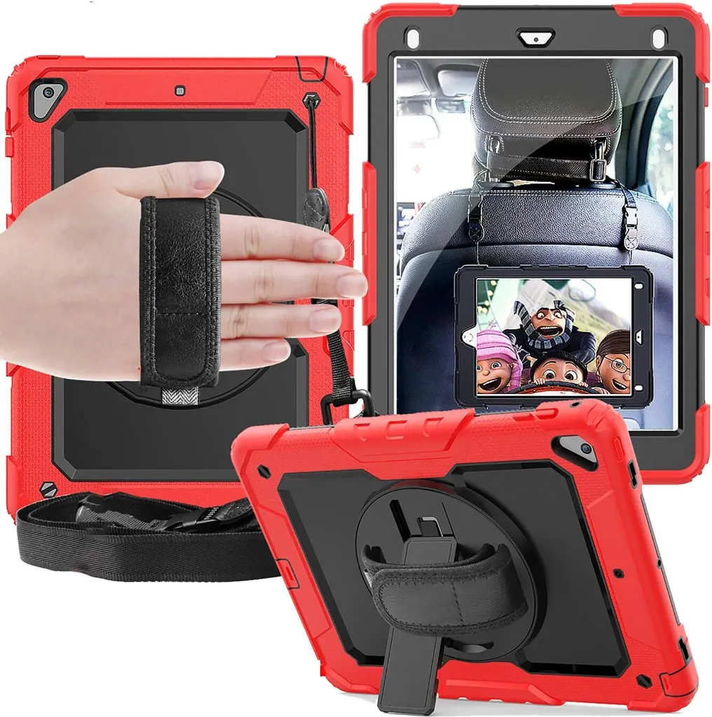 Custodia per iPad Air 3 Bambini - Resistente agli Urti con Tracolla